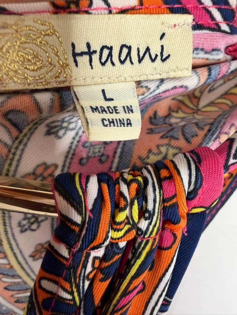 Pink & Multicolor Paisley Women’s Dress